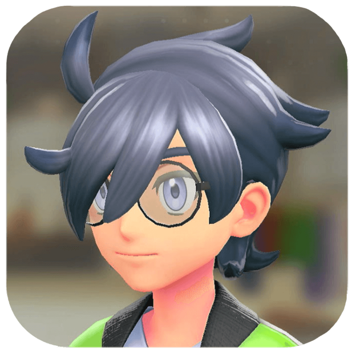 Pokemon Z-A - Cool Bridge Glasses Black Frames M