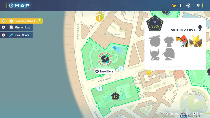 Spot to Find Mega Shards Wild Zone 9