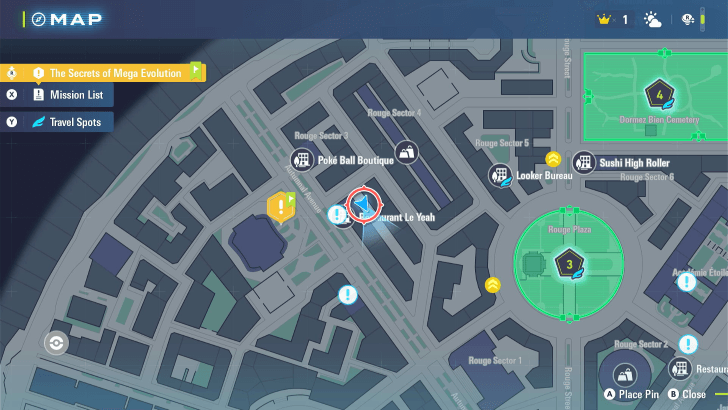 Map Mega Shard Farming Spot Restaurant Le Yeah