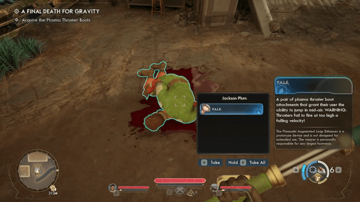 Outer Worlds 2 Loot Thruster Boots