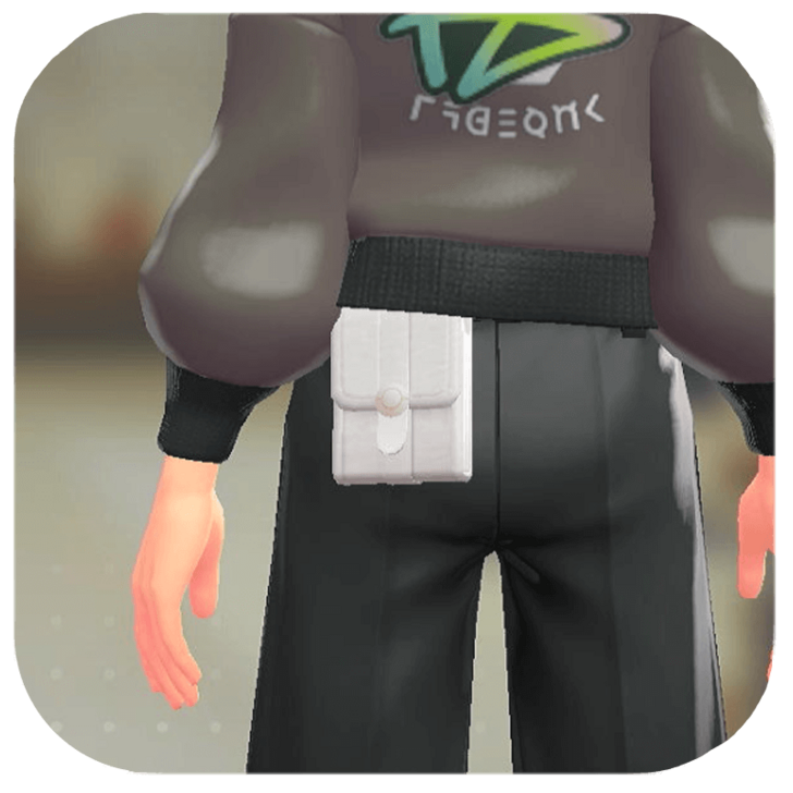 Pokemon Legends Z-A Male Leather Square Satchel Icon