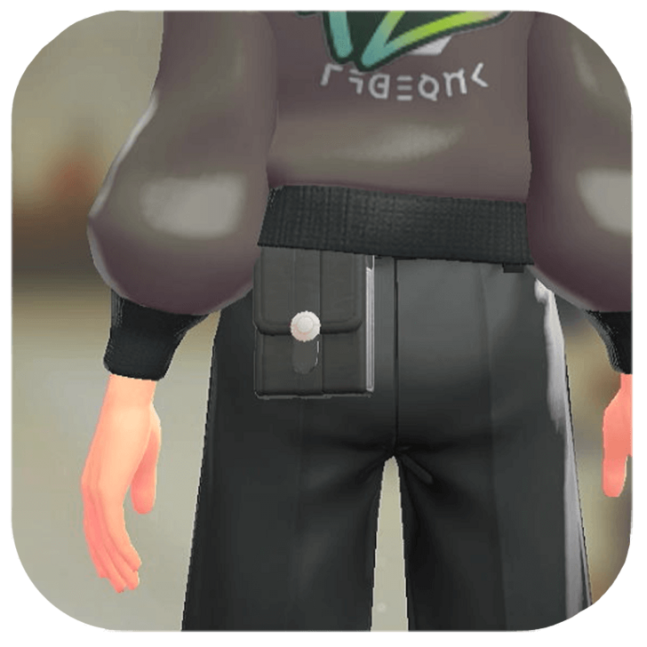 Pokemon Legends Z-A Male Leather Square Satchel Icon