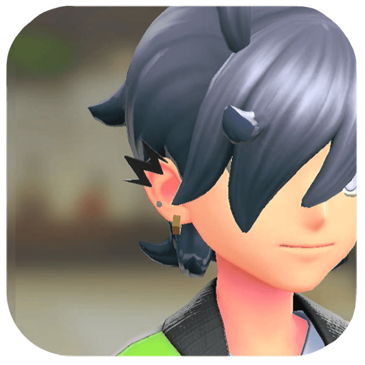 Pokemon Legends Z-A Male Lightning Earrings Icon