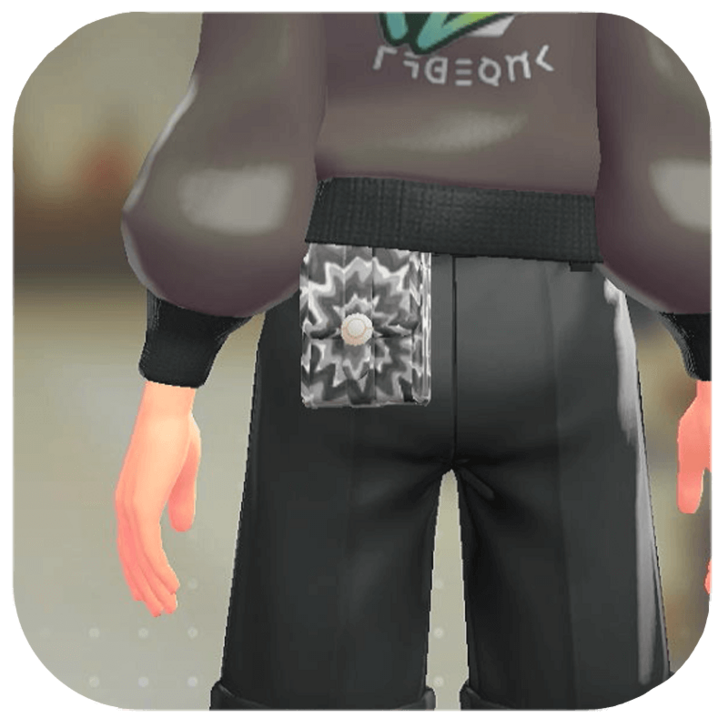 Pokemon Legends Z-A Male Tie-Dye Square Satchel Icon