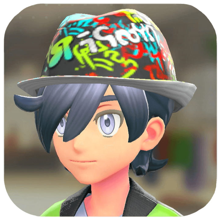 Pokemon Legends Z-A Male Patterned Trilby Icon