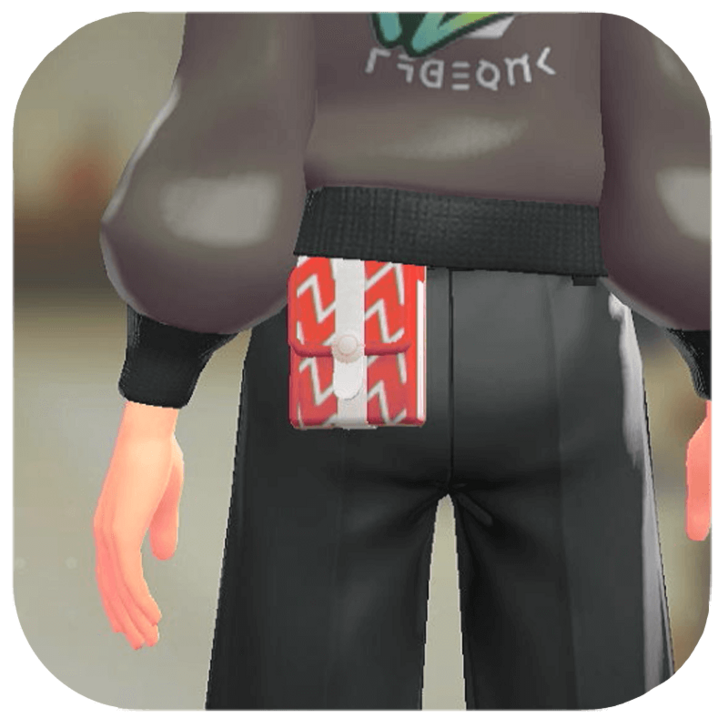 Pokemon Legends Z-A Male Patterned Square Satchel Icon