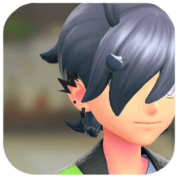 Pokemon Legends Z-A Male Lightning Earrings Icon