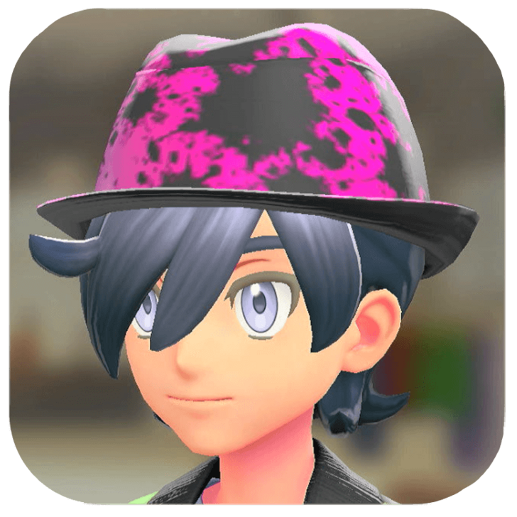 Pokemon Legends Z-A Male Patterned Trilby Icon