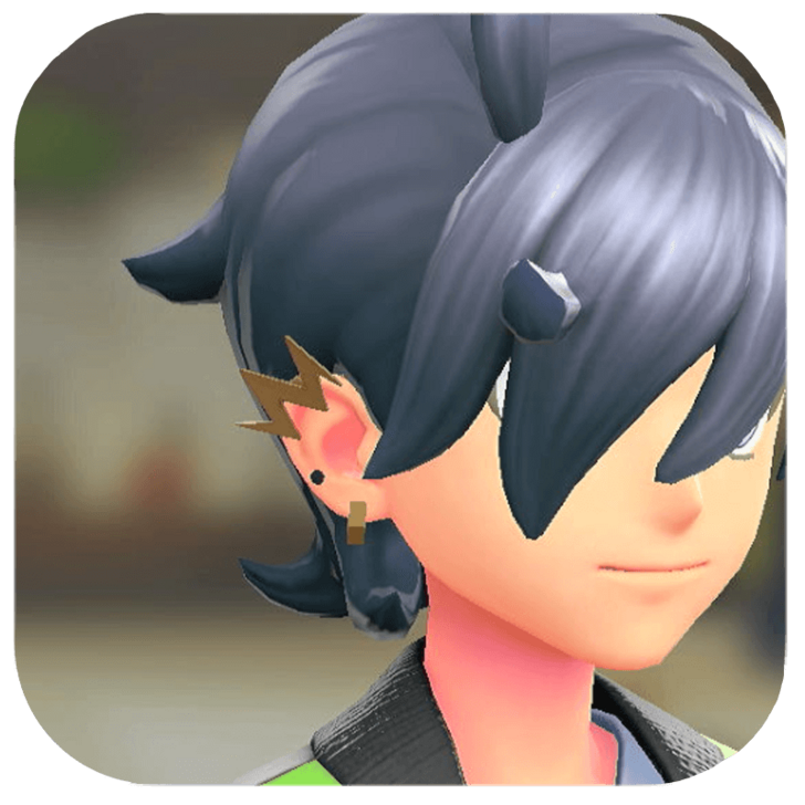 Pokemon Legends Z-A Male Lightning Earrings Icon