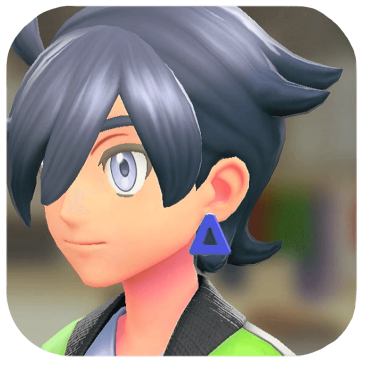 Pokemon Legends Z-A Male Triangle Earrings Icon