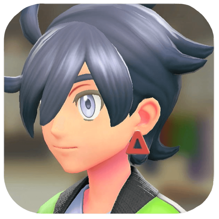 Pokemon Legends Z-A Male Triangle Earrings Icon