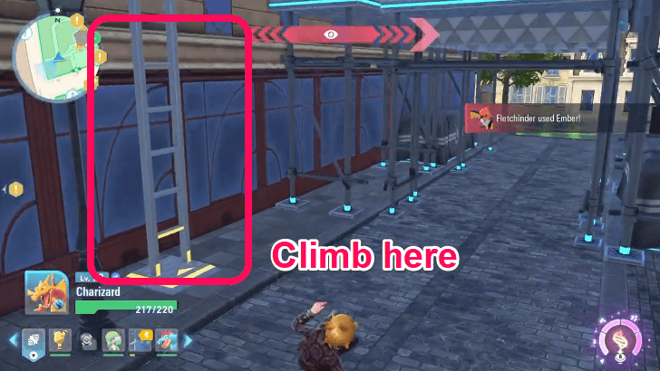 ladder to the Alpha Pangoro