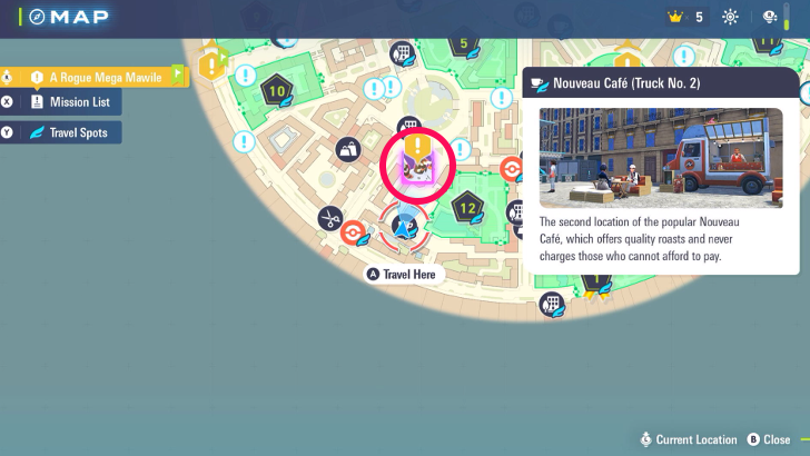 Rogue Mega Barbaracle Map Location