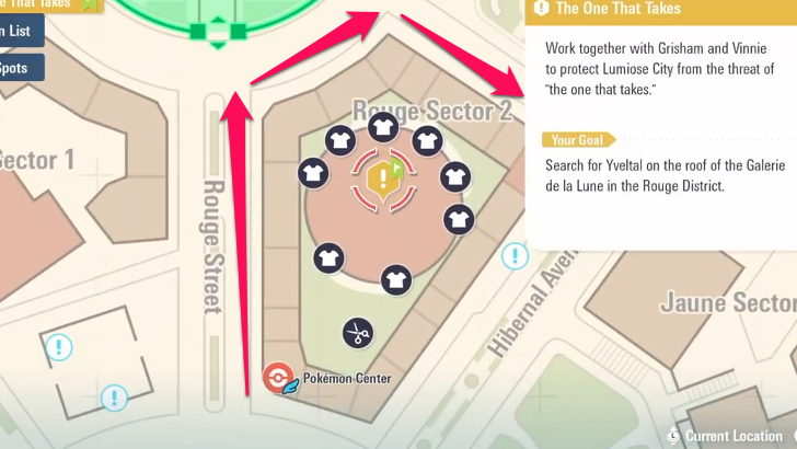 route to the scaffolding in Rouge Sector 2