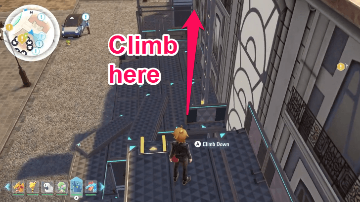 ladder to the top of Rouge Sector 2