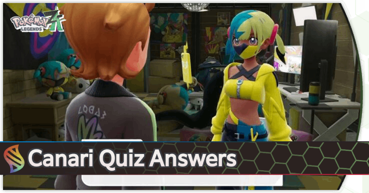 Pokemon Legends Z-A - Canari Quiz Answers