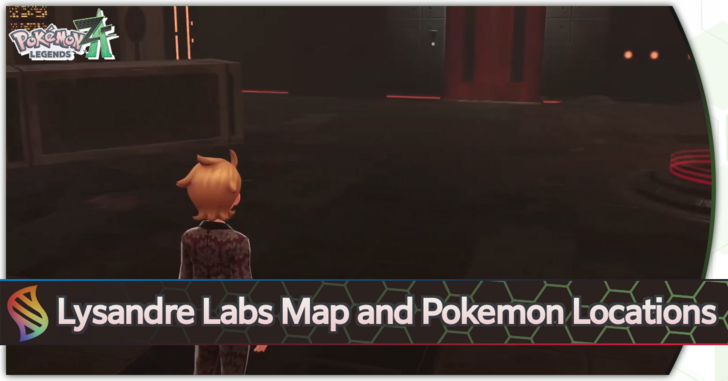 Pokemon Legends Z-A Lysandre Labs Map and Pokemon Locations