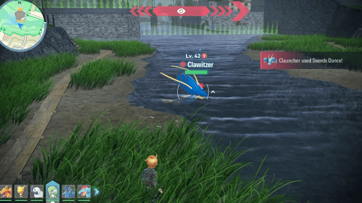 Alpha Clawitzer Overworld Location