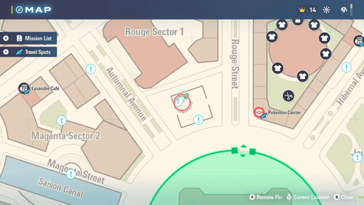 Side Mission 96 Map Location