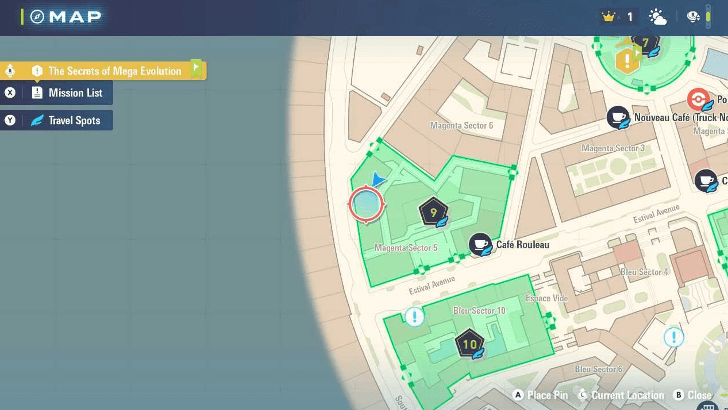 Alpha Manectric Map Location