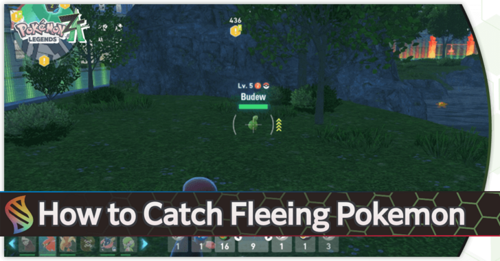 Pokemon Legends Z-A - How to Catch Fleeing Pokemon Top Banner