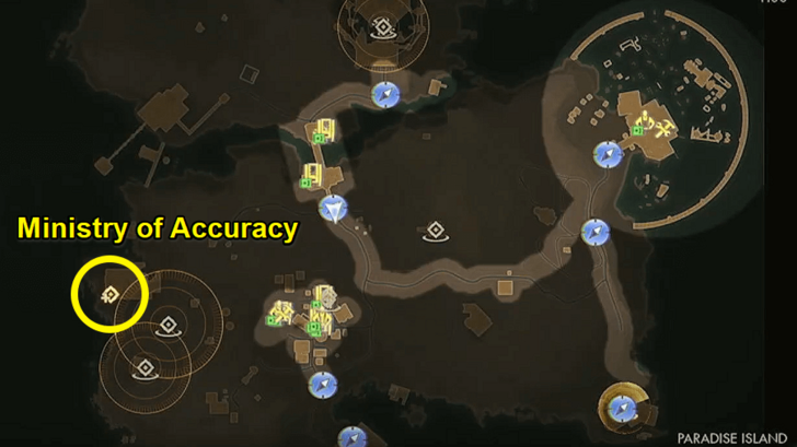 Ministry of Accuracy Map Location