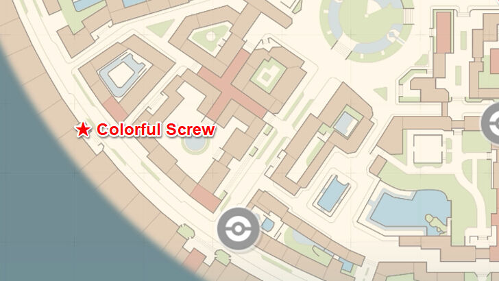 Colorful Screw 30 Map Location