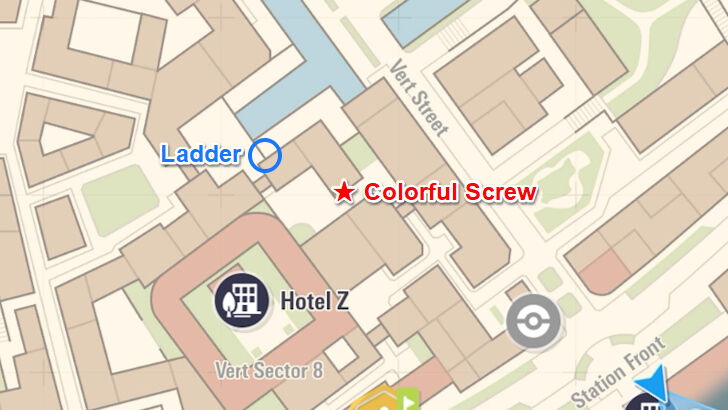 Colorful Screw 1 Map Location