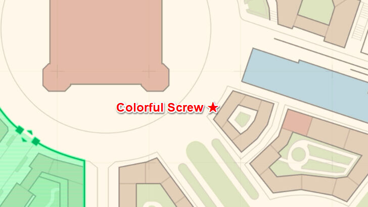Colorful Screw 18 Map Location