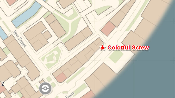 Colorful Screw 22 Map Location