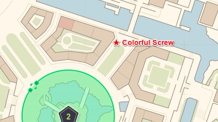 Colorful Screw 20 Map Location