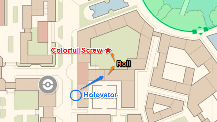 Colorful Screw 16 Map Location