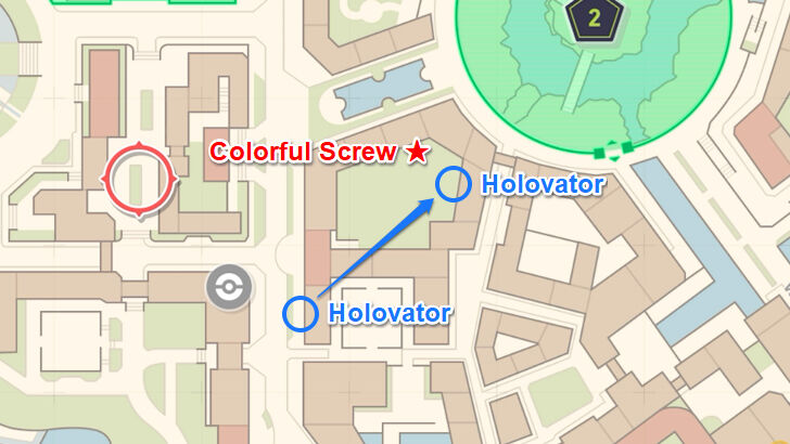 Colorful Screw 15 Map Location