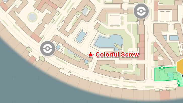 Colorful Screw 12 Map Location