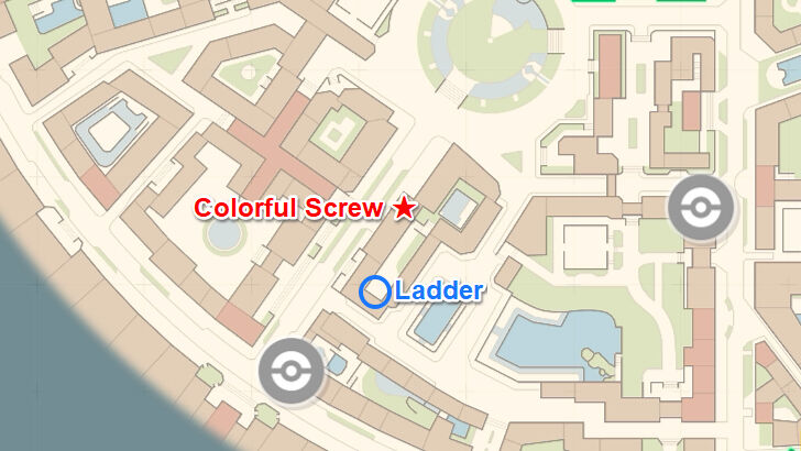 Colorful Screw 6 Map Location