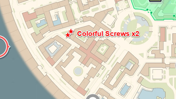 Colorful Screw 10 Map Location