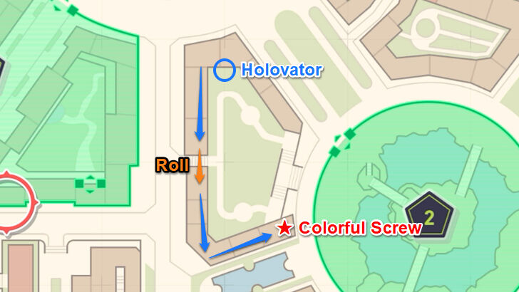 Colorful Screw 17 Map Location