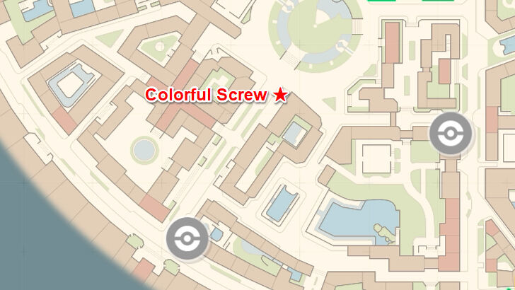 Colorful Screw 8 Map Location