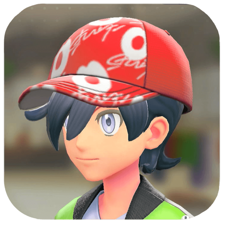 Pokemon Legends Z-A Male Kiss-Pattern Cap Icon