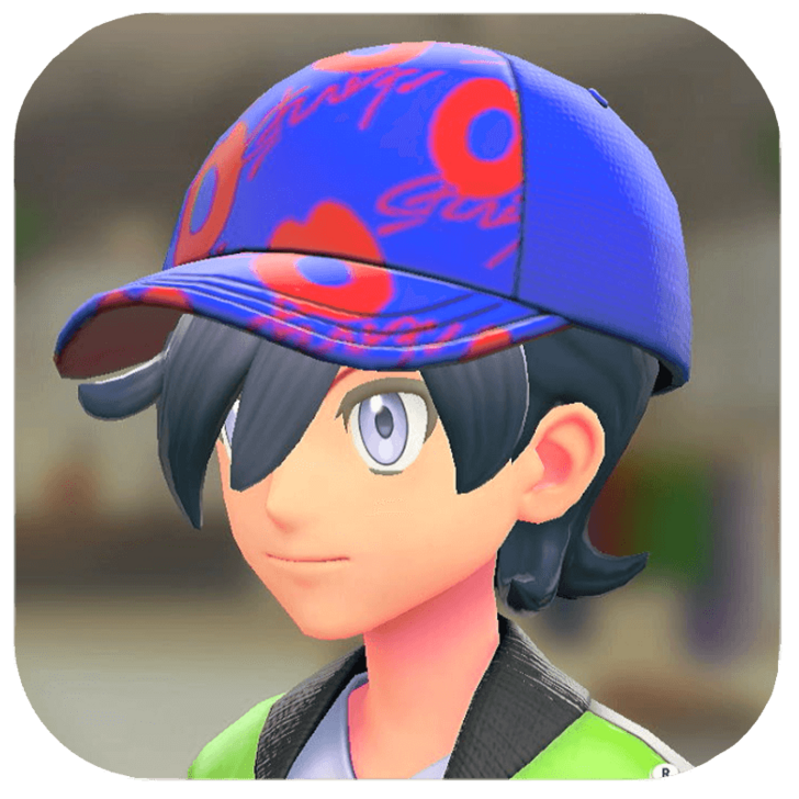 Pokemon Legends Z-A Male Kiss-Pattern Cap Icon