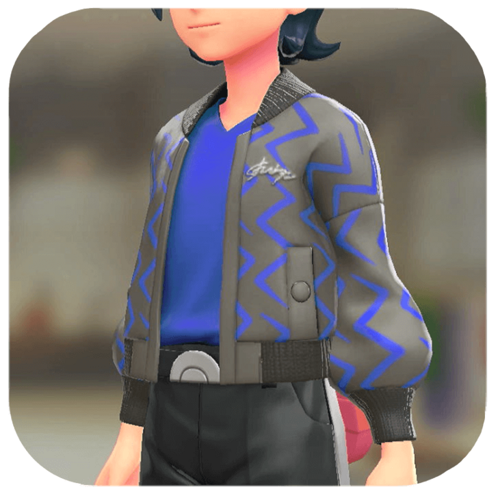 Pokemon Legends Z-A Male Blouson and V-Neck Set Icon