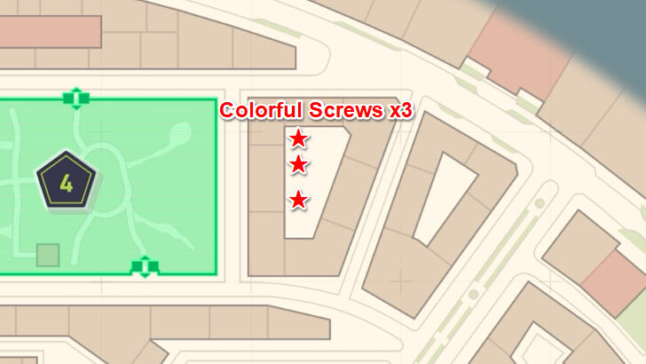 Colorful Screw 74 Map Location