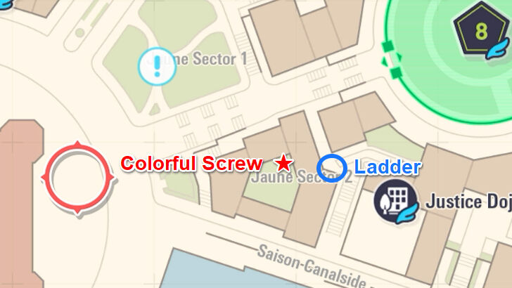 Colorful Screw 87 Map Location