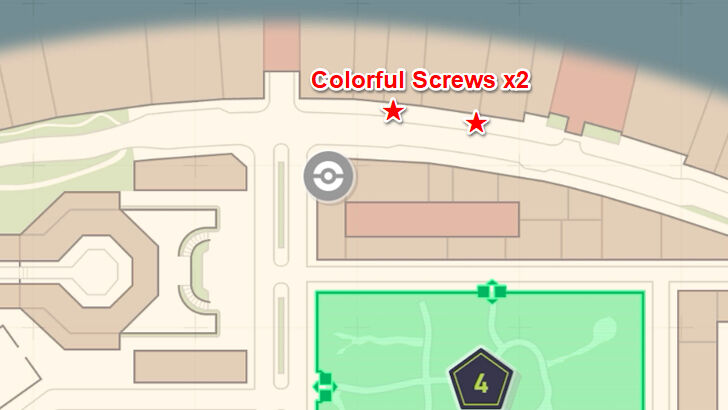 Colorful Screw 72 Map Location