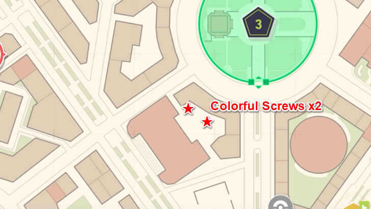 Colorful Screw 67 Map Location