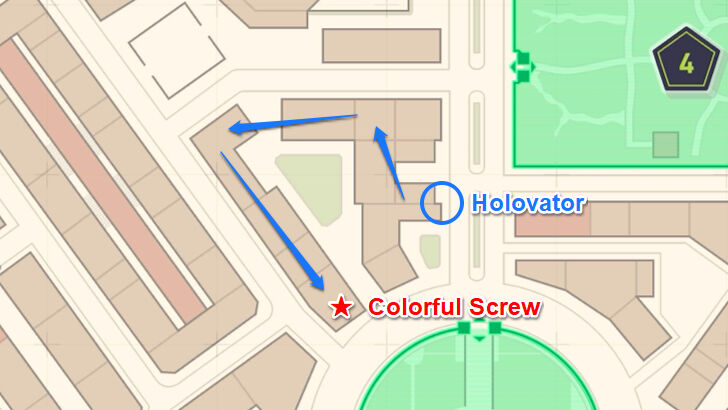 Colorful Screw 64 Map Location