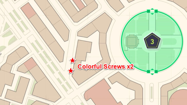 Colorful Screw 65 Map Location