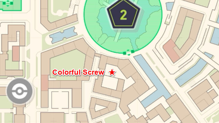 Colorful Screw 78 Map Location