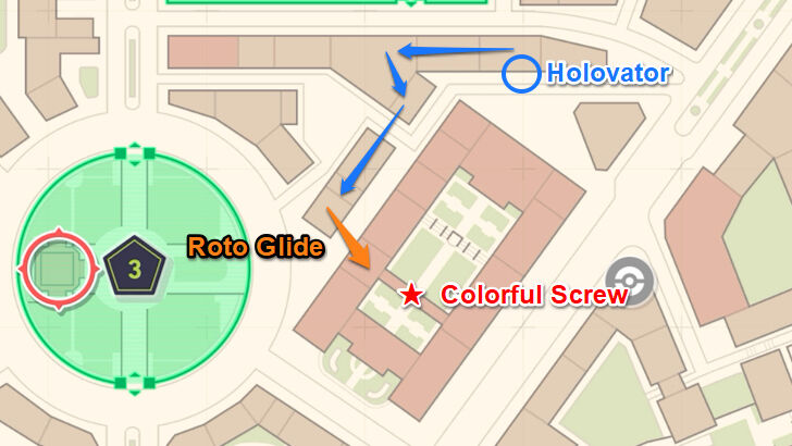 Colorful Screw 81 Map Location