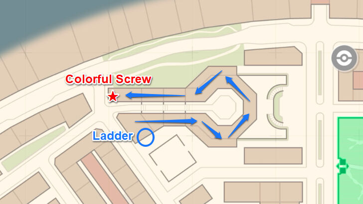 Colorful Screw 70 Map Location